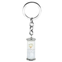 Brazil Small Star Drops Glue Glass Bottle Eternal Flower Pendant Key Chain