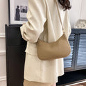 Women's Underarm Bag Solid Color Small Square Handbag Fashion Shoulder Bags