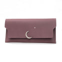 Star Moon Rivet Zipper Soft Leather Coin Wallet