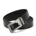 Men's Two-layer Leather Automatic Buckle Cowhide Real Business Casual Belt