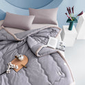 Summer Quilt Solid Color Air-conditioning Summer Cooling Duvet Double Gift Quilt Washable Single Thin Duvet