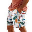 Hawaii Beach European And American Printed Casual Men's Shorts