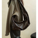 New Niche Oil Wax Leather Shoulder Messenger Bag