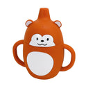 Children's Silicone Binaural Straw Anti-overflow Sippy Cup