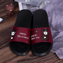 Cartoon Bear Soft Bottom Soft Lightweight Couple Slippers Summer