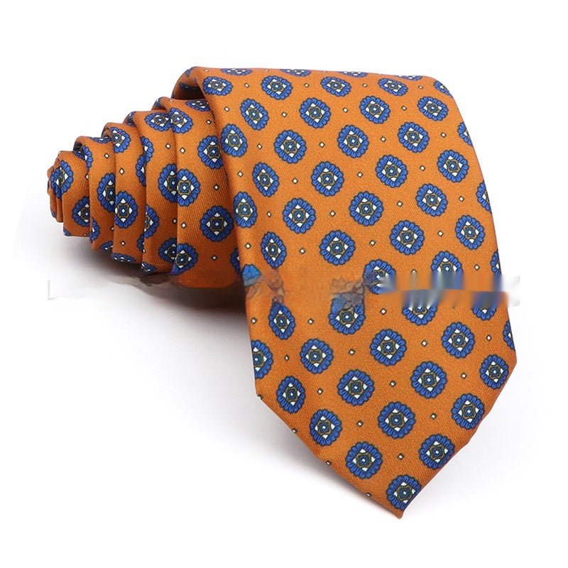 Business Polyester Men's Printed Workplace Tie