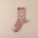 Autumn And Winter Ins Tide Mid-calf Thick Needle Double Needle Women's Socks