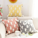 Plush Cute Ball Cute Rabbit Pillow Cover For Children's Room