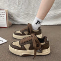 Niche Women's Shoes Platform Contrast Color Casual Shoes