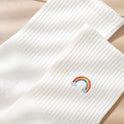 Women's Mid-calf Socks Fashionable Thin Cute