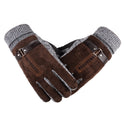 Gloves Men Winter Cycling Leisure Pigskin