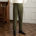 Autumn And Winter Corduroy Smooth Ankle-length Pants Men