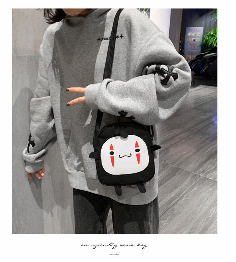 Canvas Women's Bag Fashion Cartoon Funny Casual