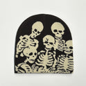 Halloween Party Funny Horror Knitted Jacquard Hat