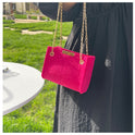 Women's Fashion Korean Style Environmental Protection Shoulder Messenger Lunch Small Square Bag