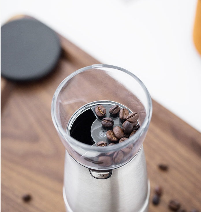 Electric Coffee Grinder Stainless Steel Adjustable Hand Grinder Coffee Machine Coffee Bean Burr Grinders Mill Kitchen Tool