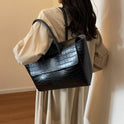 New Stone Pattern Large Capacity Handbag