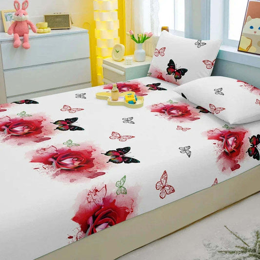 Bedroom Bed Sheet And Pillowcase Bedding Three-piece Set