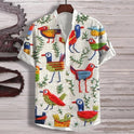 Summer Men's Short-sleeved Shirt Printing