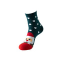 Christmas Tree Old Man David's Deer Snowman Socks Female