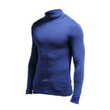 Long Sleeve Thin Tight Thermal Clothes Base Shirt Solid Color