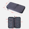 Travel Multi-function Document Bag Cash And Passport Storage