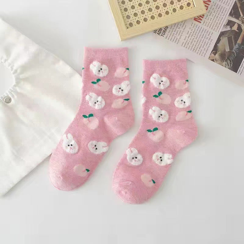 Women's Cute Cartoon Bear Socks