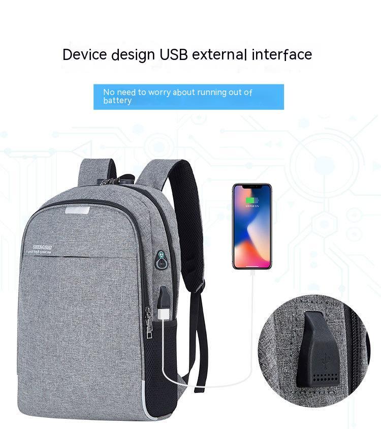 USB Charging Casual Backpack Business Backpack