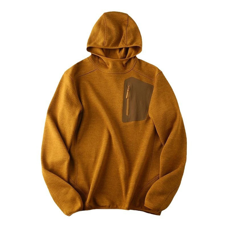 Autumn And Winter Sports Leisure Hooded Fleece Sweater Base