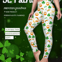 Saint Patrick's Day Costume Digital Printed With Hip Lifting Fitness Pants