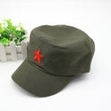 BaseballCap Flat Top Male Red Army Ap