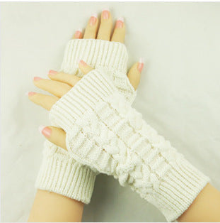 Women's Popular Winter Fingerless Gloves Warm