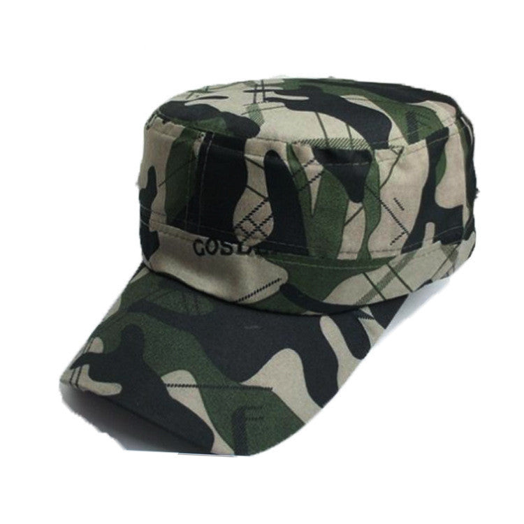 Men's And Women's Camouflage Flat Caps Sports Hat