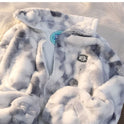 Tie-dyed Lamb Wool Coat High-quality Thick And Loose