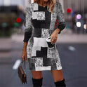 Dress Square Personality Women's Printed Wear