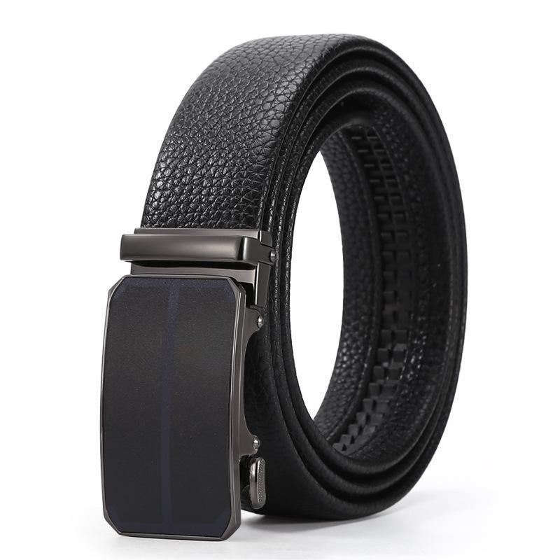 Men's Business Alloy Automatic Buckle Belt