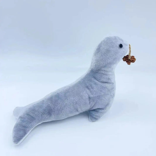 Pet Toys Cat Sea Lion Plush Toys Containing Bell Sound Teeth Grinding Catnip Gall Fruit Teasing Cat Toys