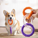 Floating Water Dog Toys Pet Flying Disk Training Ring Interactive Toy Puller Resistant Aggressive Chewing For Small Medium Dogs