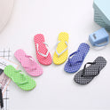 Simple Breathable Polka Dot Women's Slippers