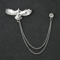 Fashion Simple Men's Chain Rudder Brooch