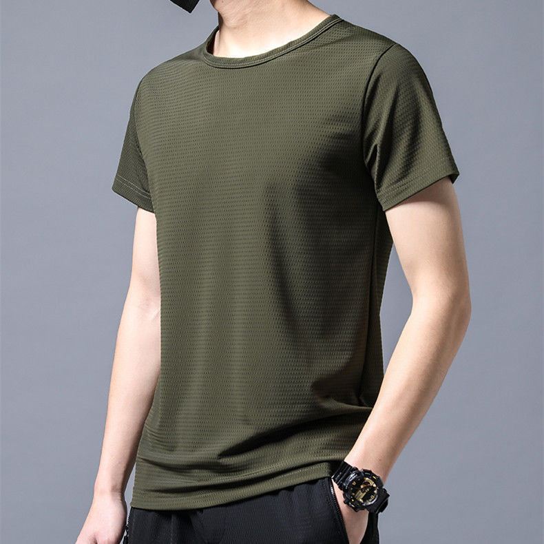 Men's Mesh Short-sleeved T-shirt Student Korean Style