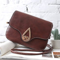 Retro Women's Hardware Turn Buckle Crossbody Shoulder Bag