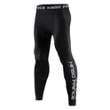 Men's Skinny Sports Bottoming High Elastic Quick Dry Fitness Pants