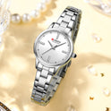 Quartz Steel Strap Rhinestone Women's Watch