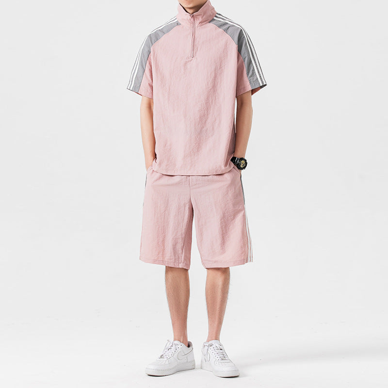 Japanese-style Retro Leisure Suit Shorts Sports