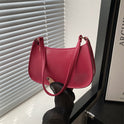 Fashion Underarm Bag Retro Simple Textured One-shoulder Bag