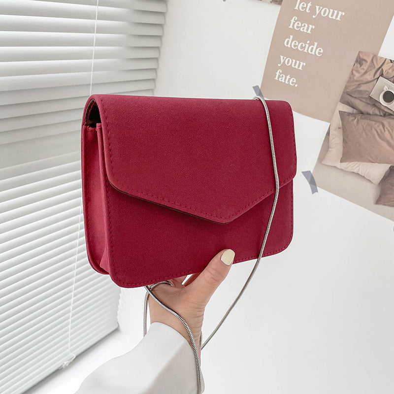 Fashion Leather Shoulder Messenger Small Square Bag