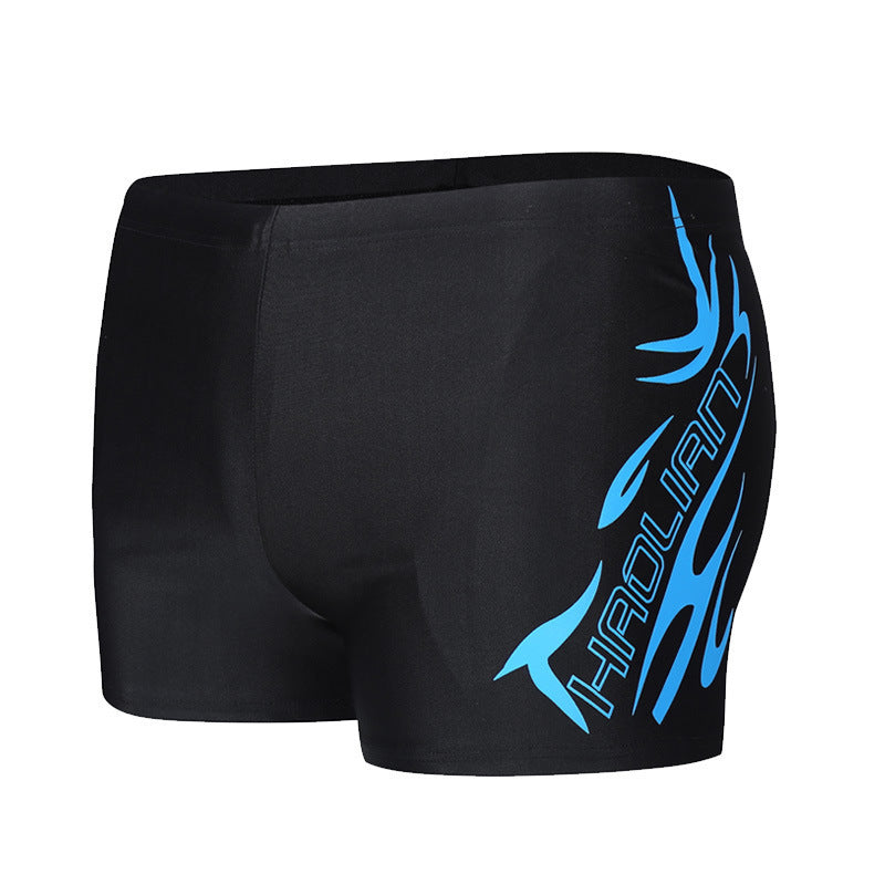 Boxer Men's Flame Quick-drying Swimming Trunks