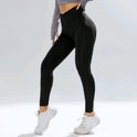 New High Waist Elastic Cross Waist Sports Running Leisure Yoga Pants