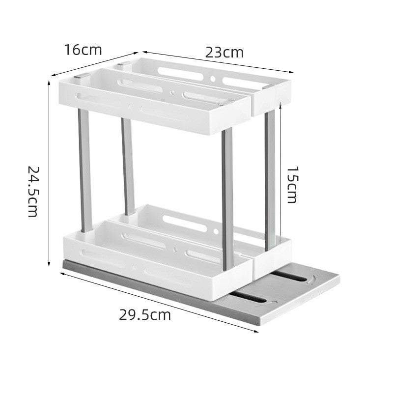 Kitchen Under Sink Drawer Type Spice Rack